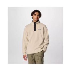 Polar Columbia Steens Mountain Ii. Białe bluzy męskie Columbia, na zimę, bez wzorów, z polaru, bez kaptura. Za 179.99 zł.