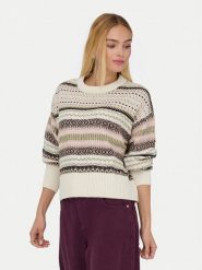 ONLY Sweter Arianne 15285832 Beżowy Regular Fit. Brązowe swetry damskie Only, l, bez wzorów, z syntetyku, bez kołnierzyka, bez ramiączek, bez kaptura. Za 169.99 zł.