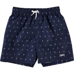 Szorty kąpielowe "Drift Print" w kolorze granatowym. Niebieskie kąpielówki dla chłopców Speedo, Plage du Sud, bez wzorów, z materiału. W wyprzedaży za 70.95 zł.