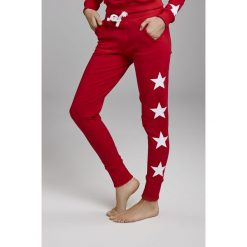 Cardio Bunny - Spodnie Jenny. Czerwone legginsy damskie Cardio Bunny, l, bez wzorów, z bawełny. W wyprzedaży za 79.90 zł.