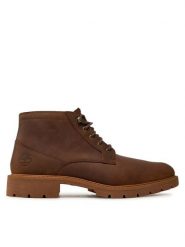 Timberland Trzewiki ELMHURST CHUKKA WR BASIC TB0A29E32031 Brązowy. Brązowe botki męskie Timberland, bez wzorów, z nubiku, bez zapięcia. Za 549.99 zł.