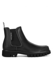 Badura Sztyblety CONNOR-02 124AM Czarny. Czarne botki męskie Badura, bez wzorów, ze skóry, bez zapięcia. Za 379.99 zł.