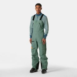Spodnie narciarskie z szelkami Helly Hansen Ridge Infinity. Zielone spodnie snowboardowe męskie Helly Hansen, m, bez wzorów, narciarskie. W wyprzedaży za 2,381.00 zł.