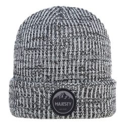 Czapka zimowa ocieplana Majesty Classic Beanie szara. Szare czapki i kapelusze męskie Majesty, na zimę, bez wzorów, z materiału. Za 62.49 zł.