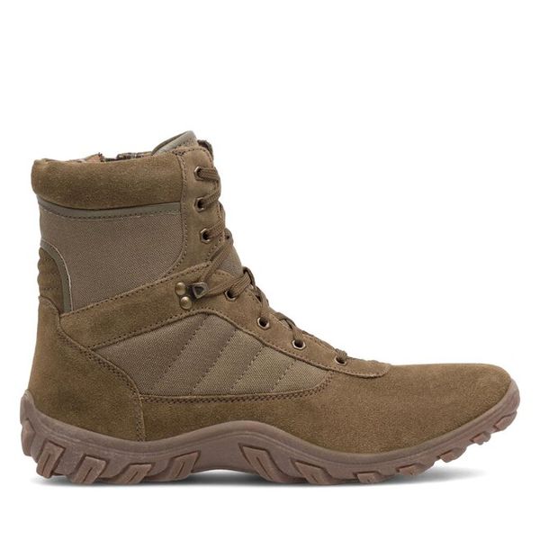 Trzewiki Lasocki. Brązowe botki męskie Lasocki, bez wzorów, bez zapięcia. Za 279.99 zł.