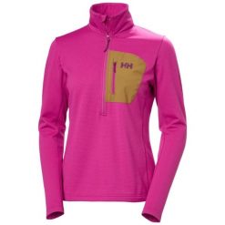 Bluza damska z zamkiem 1/2 Helly Hansen Versalite Fleece. Czerwone bluzy damskie Helly Hansen, bez wzorów, bez kaptura. Za 355.00 zł.