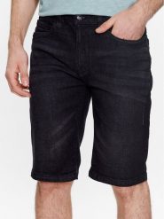 INDICODE Szorty jeansowe Kaden 70-100 Czarny Regular Fit. Czarne szorty męskie INDICODE, m, bez wzorów, z bawełny. Za 89.99 zł.