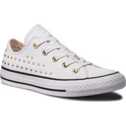 Trampki CONVERSE - Ctas Ox 561684C White/White/Gold. Trampki i tenisówki damskie Converse. W wyprzedaży za 229.00 zł.