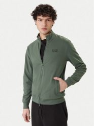 EA7 Emporio Armani Bluza 8NPM31 PJVRZ U7260 Zielony Regular Fit. Zielone bluzy męskie EA7 Emporio Armani, m, bez wzorów, z bawełny, bez kaptura. Za 459.99 zł.