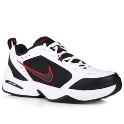 Buty męskie sportowe Nike MONARCH IV 415445 101. Białe buty sportowe męskie Nike, bez zapięcia, na fitness i siłownię. W wyprzedaży za 319.00 zł.