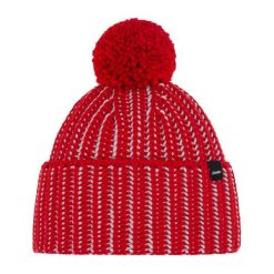 Czapka Eisbar Ronda Pompon MÜ. Czerwone czapki i kapelusze damskie Eisbar, bez wzorów, z wełny, sportowe. Za 249.90 zł.