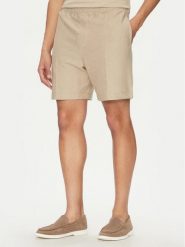 JOOP! Szorty materiałowe 17 JJ-32Paco 30045554 Beżowy Regular Fit. Brązowe szorty męskie JOOP!, m, bez wzorów, z bawełny. Za 279.99 zł.