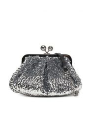 Weekend Max Mara Torebka 2615511094650 Srebrny. Szare torebki do ręki damskie Weekend Max Mara, bez wzorów, z materiału, wizytowe, bez dodatków. Za 879.99 zł.