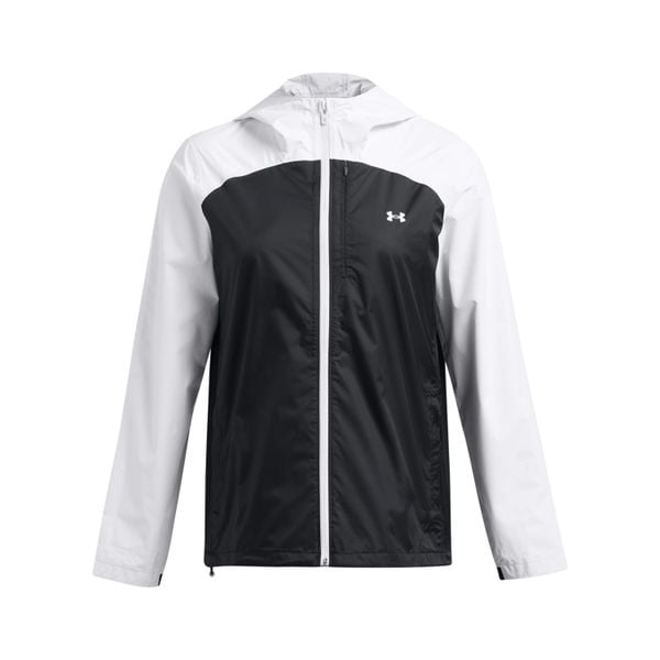 Damska kurtka wodoodporna Under Armour Cloudstrike. Białe kurtki damskie Under Armour, l, bez wzorów, z materiału, z kapturem. Za 517.65 zł.