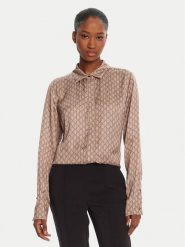 Marciano Guess Koszula 5GGH32 7298A Brązowy Regular Fit. Brązowe bluzki damskie Marciano Guess, z aplikacjami, z wiskozy, bez kołnierzyka, bez ramiączek. Za 579.99 zł.