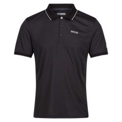 Męska Koszulka Polo Remex II. Zielone koszulki polo męskie Regatta, l, bez wzorów, z jersey, bez ramiączek. Za 52.99 zł.