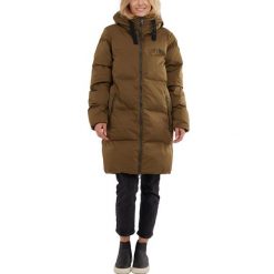 Damski płaszcz zimowy Fundango Vanessa Padded. Zielone kurtki damskie Fundango, na zimę, xl, bez wzorów, sportowe, bez kaptura. Za 599.90 zł.