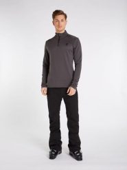 Bluza męska z zamkiem pod szyją Protest WILL. Szare bluzy męskie Protest, m, bez wzorów, z materiału, bez kaptura. Za 139.90 zł.