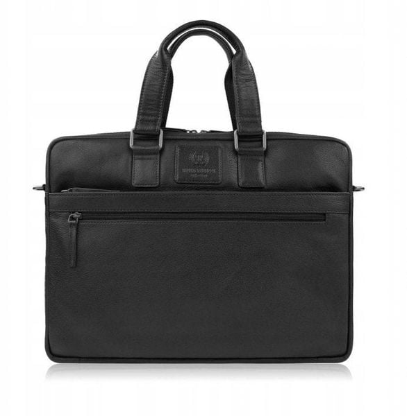Torba męska na laptopa na ramię i do ręki skórzana czarna Paolo Peruzzi AL-09-BL. Czarne torby na laptopa męskie Paolo Peruzzi, bez wzorów. Za 532.34 zł.