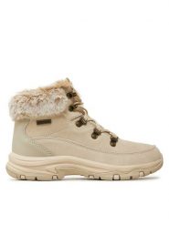 Skechers Trapery Trego - Snow Worries 167882/NAT Brązowy. Brązowe śniegowce i trapery damskie Skechers, ze skóry. Za 379.99 zł.