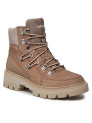 Timberland Trzewiki Cortina Valley Hiker Wp TB0A5T4Z9291 Brązowy. Brązowe botki damskie Timberland, ze skóry, bez obcasa, na płaskiej podeszwie, bez zapięcia. Za 939.99 zł.