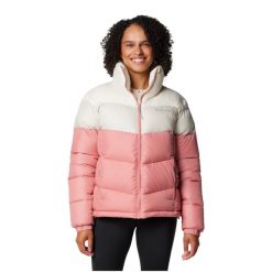 Kurtka sportowa damska Puffect II Colorblock Jacket. Czerwone kurtki damskie Columbia, xl, bez wzorów, z poliesteru, bez kaptura. Za 449.99 zł.