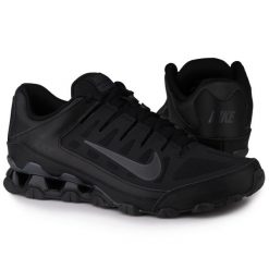 Buty męskie sportowe Nike REAX 8 TR MESH. Czarne buty sportowe męskie Nike, z meshu, bez zapięcia, na fitness i siłownię. W wyprzedaży za 399.00 zł.