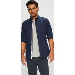 Tommy Jeans - Koszula. Czarne koszule męskie Tommy Jeans, z bawełny, button down, z długim rękawem. Za 299.90 zł.