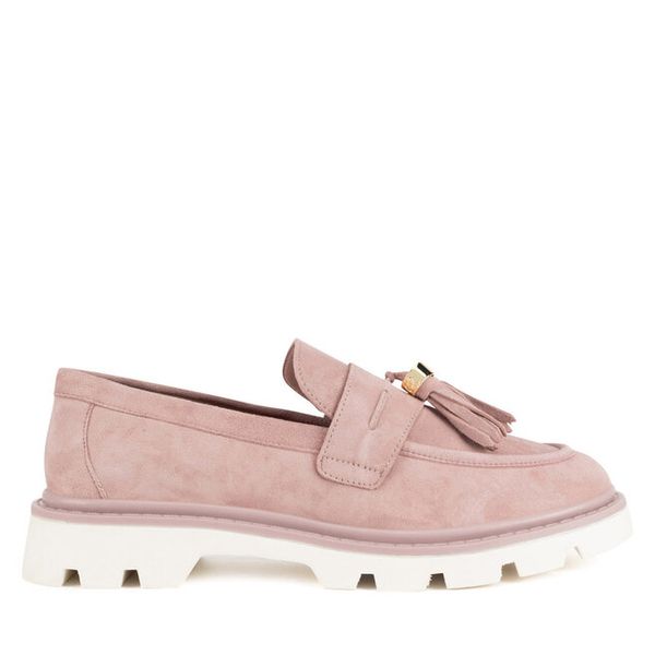 Loafersy GINO ROSSI. Czerwone mokasyny damskie Gino Rossi. Za 278.99 zł.