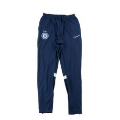 Second life - Spodnie dresowe męskie Premier League Chelsea Nike - Jak nowy. Niebieskie spodnie sportowe męskie Nike, m, bez wzorów, z dresówki, do biegania. Za 127.76 zł.