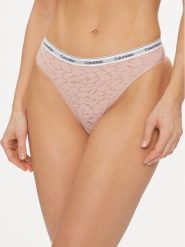 Calvin Klein Underwear Stringi 000QD5051E Różowy. Czerwone stringi damskie Calvin Klein Underwear, xl, bez wzorów, z syntetyku. Za 79.99 zł.