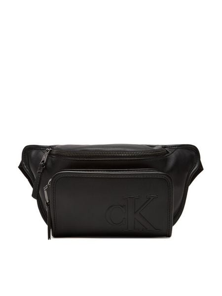 Calvin Klein Saszetka nerka Sculpted Impression Waistbag 38 LV04G3160G Czarny. Czarne saszetki męskie Calvin Klein, ze skóry. Za 229.99 zł.