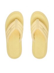 Roxy Japonki CEOWB-3CK003 Żółty jasny. Żółte klapki damskie Roxy, bez wzorów, ze skóry, bez obcasa. Za 129.99 zł.