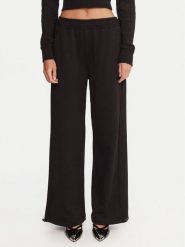 Versace Jeans Couture Spodnie dresowe 79HAAT05 CF01T Czarny Regular Fit. Czarne jeansy damskie Versace Jeans Couture, xl, bez wzorów, z bawełny. Za 779.99 zł.