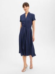 Lauren Ralph Lauren Sukienka damska z bluzką Kobiety niebieski w kropki, 42. Niebieskie bluzki damskie Lauren Ralph Lauren, bez wzorów, z syntetyku, eleganckie, bez kołnierzyka, bez ramiączek. Za 1,349.95 zł.