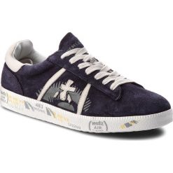Sneakersy PREMIATA - Andy 3103 Granatowy. Niebieskie półbuty na co dzień męskie Premiata, z materiału, klasyczne, bez zapięcia. W wyprzedaży za 429.00 zł.