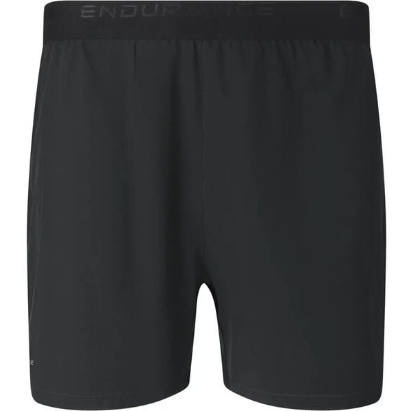 Szorty Endurance Letic V2. Czarne krótkie spodenki sportowe męskie Endurance, s, bez wzorów, z materiału, do biegania. Za 188.00 zł.