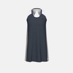 PLAY TECH damska sukienka. Niebieskie koszulki sportowe damskie Head, bez wzorów, bez kołnierzyka, bez ramiączek, tenisowe. Za 380.00 zł.
