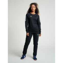 Bluza do piłki ręcznej damska Hummel Go Cotton Sweatshirt Woman. Czarne bluzy sportowe damskie Hummel, xs, bez wzorów, bez kaptura, do piłki ręcznej. Za 134.00 zł.