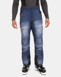 Męskie spodnie narciarskie softshell Kilpi JEANSO-M. Niebieskie spodnie snowboardowe męskie Kilpi, m, bez wzorów, z materiału, narciarskie. Za 358.00 zł.