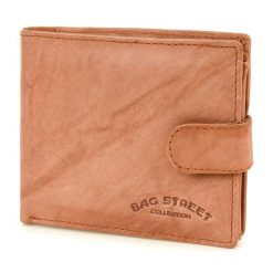 Camel Bag Street Portfel Skórzany Męski Poziomy Na Karty 883. Brązowe portfele męskie bez wzorów, ze skóry. Za 43.99 zł.