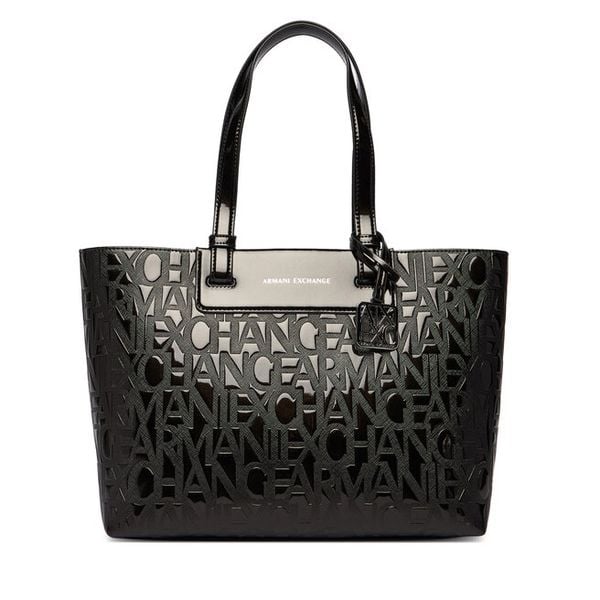 Torebka Armani Exchange. Czarne torebki do ręki damskie Armani Exchange, bez wzorów, klasyczne, bez dodatków. Za 589.99 zł.