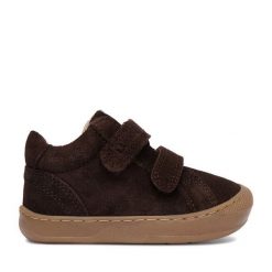 Półbuty Lasocki Kids. Brązowe półbuty chłopięce Lasocki Kids, bez wzorów, bez zapięcia. Za 149.99 zł.
