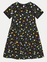Coccodrillo Sukienka codzienna WC4129205VGC Czarny Regular Fit. Czarne sukienki dla dziewczynek COCCODRILLO, bez wzorów, z bawełny, bez ramiączek. Za 39.99 zł.