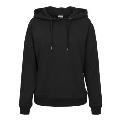Bluza damska Urban Classic sznurowana. Czarne bluzy damskie Urban Classics, bez wzorów, bez kaptura. Za 244.50 zł.