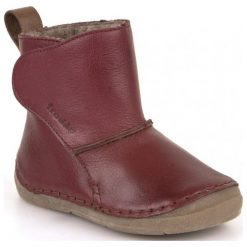 Froddo Buty Zimowe Za Kostkę Dziewczęce 25 Czerwony. Czerwone botki dziewczęce Froddo, ze skóry. Za 215.00 zł.