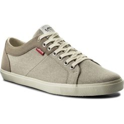 Tenisówki LEVI'S - 225826-891-23 Beige. Brązowe trampki męskie Levi's, z gumy. W wyprzedaży za 179.00 zł.