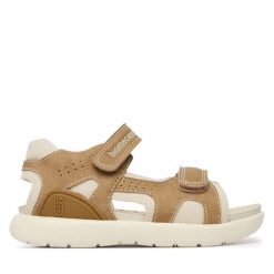 Sandały Biomecanics. Brązowe sandały chłopięce Biomecanics, bez zapięcia. Za 289.99 zł.