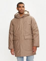Calvin Klein Jeans Parka J30J326082 Beżowy Regular Fit. Brązowe kurtki męskie Calvin Klein Jeans, m, bez wzorów, z bawełny, bez kaptura. Za 1,529.00 zł.