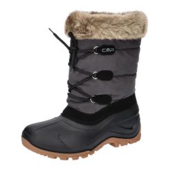 Buty zimowe damskie, Nietos Low. Brązowe obuwie sportowe damskie CMP, bez wzorów, z materiału. Za 329.99 zł.